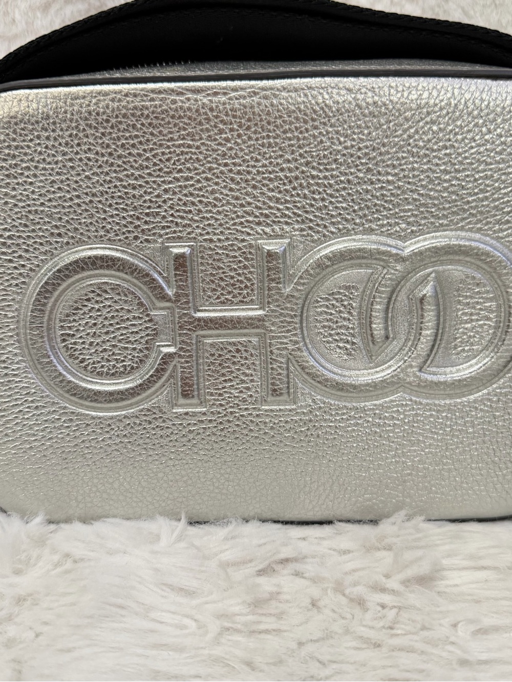 JIMMY CHOO Metallic Silver bag